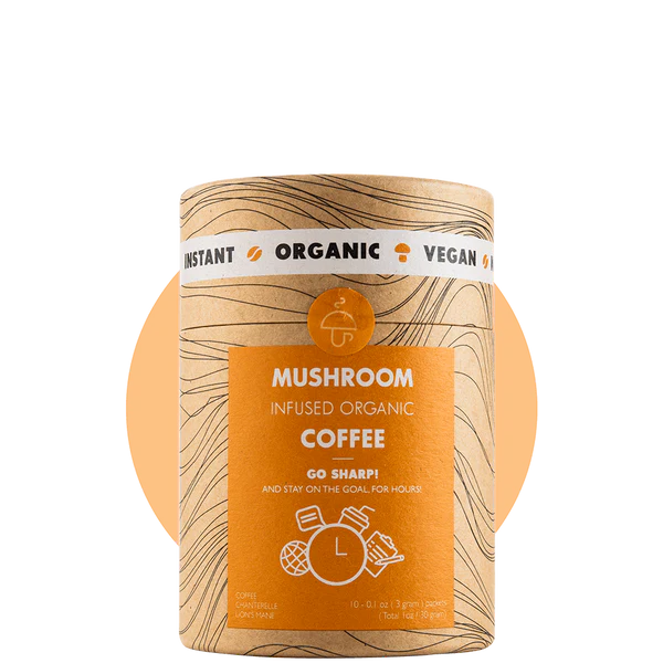 Mushroom Cups Go Sharp: arabica bio in bustine monodose