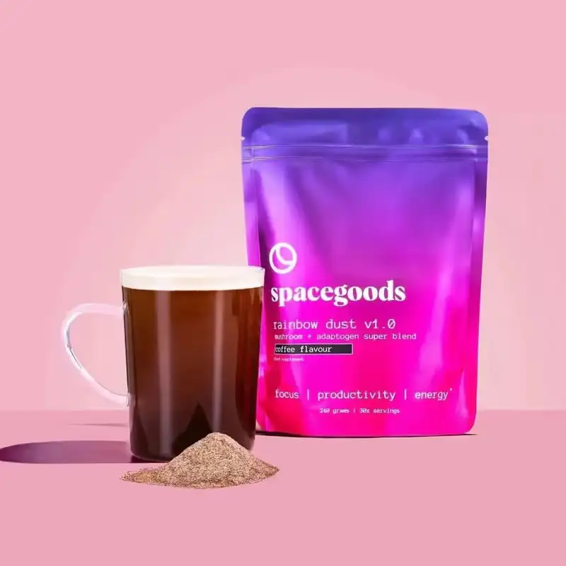 Spacegoods Rainbow Dust: il più recensito, ma anche il più ricco di caffeina